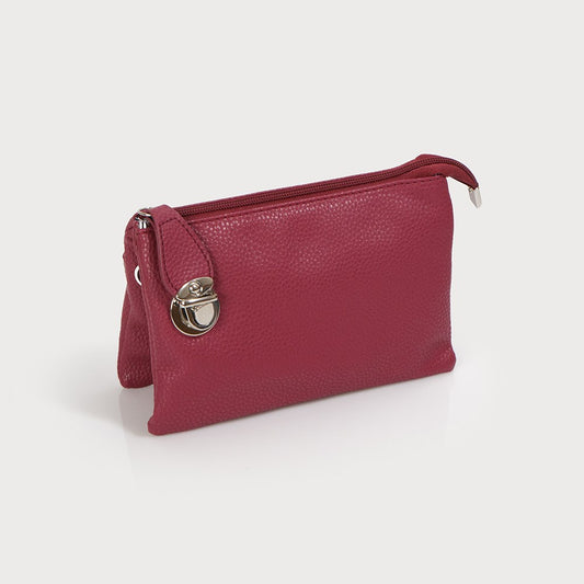 Caracol Cross Bag or Wristlet Ruby