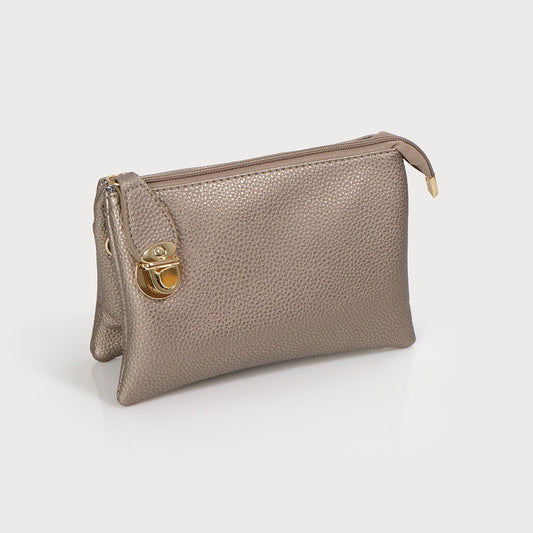 Caracol Cross Bag or Wristlet Walnut