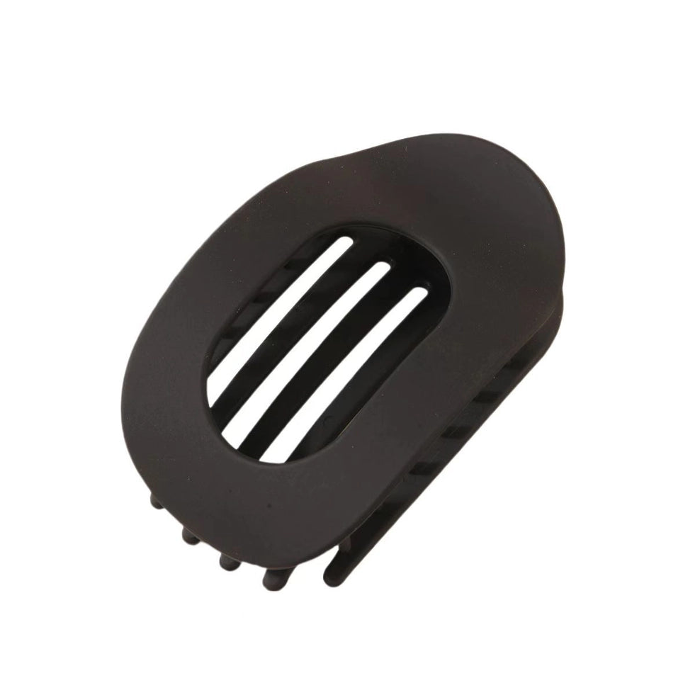 Flat Round Hair Claw Clip