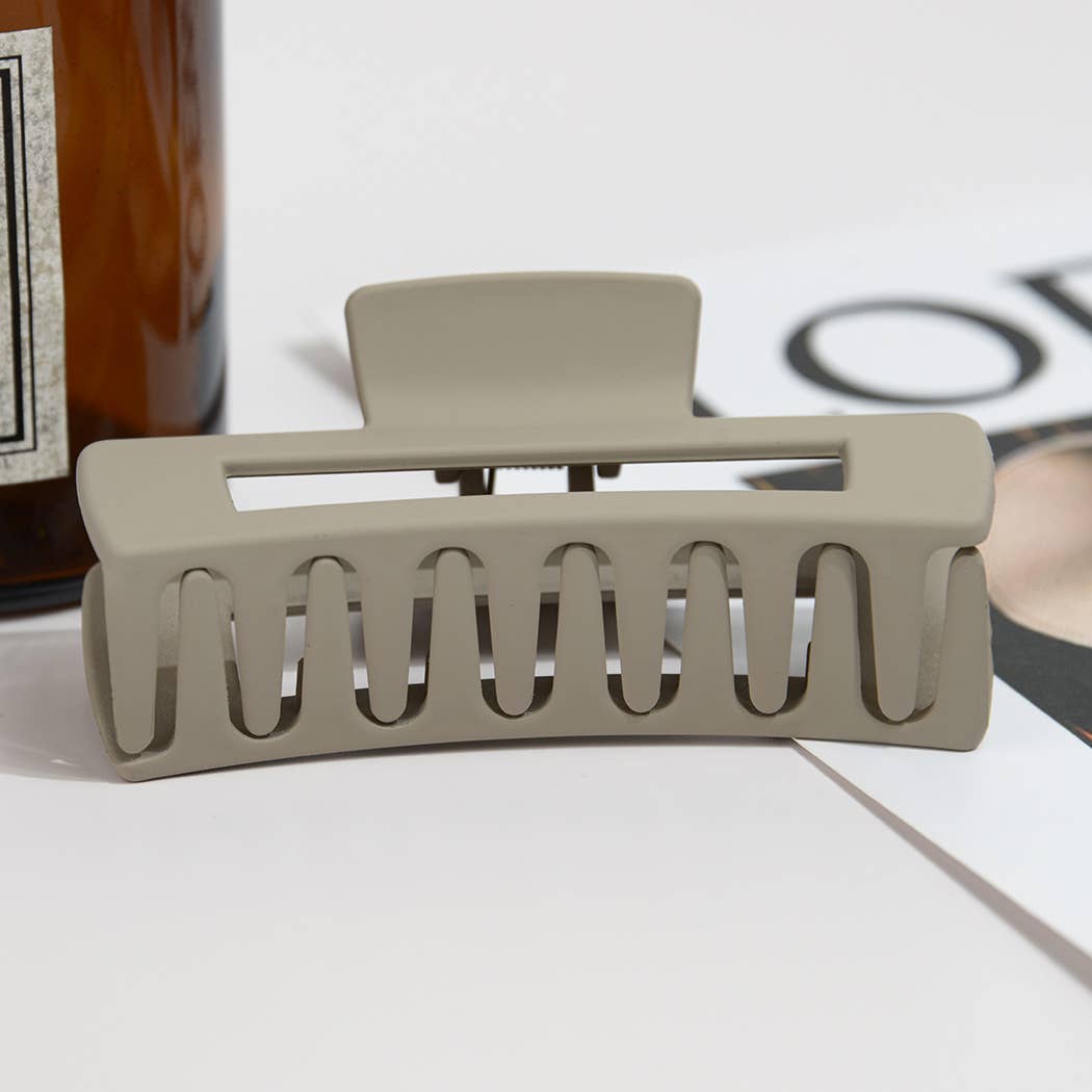 Matte Square Hair Claw Clip