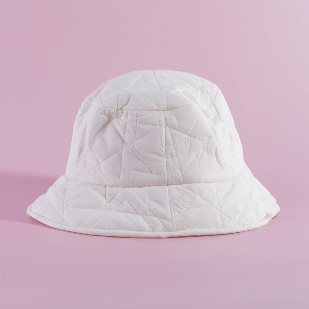 Quilted Nylon Bucket Hat