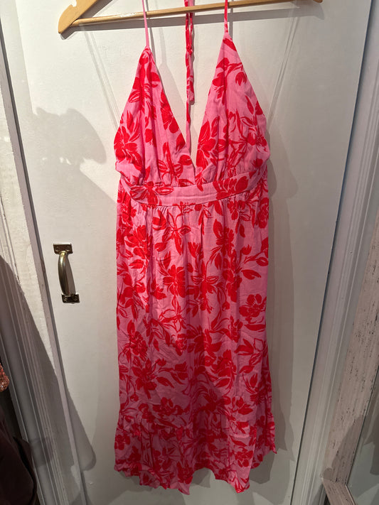 Pink Flowers Sundress