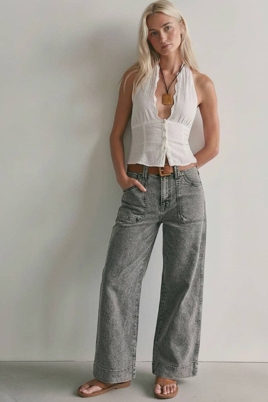 BLUE BY ARTEMIS HIGH RISE THE PERFECT PALAZZO JEANS