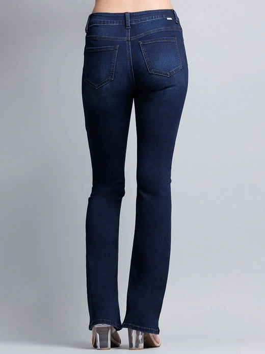 High Rise 5-Pocket Bootcut Jeans