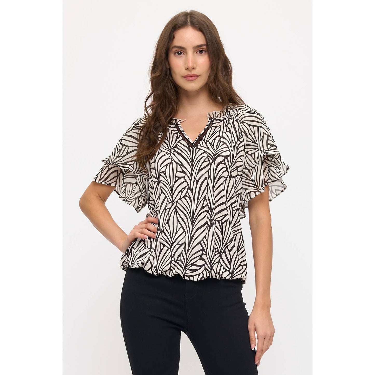 MIX MEDIA LATTICE BUBBLE PEASANT