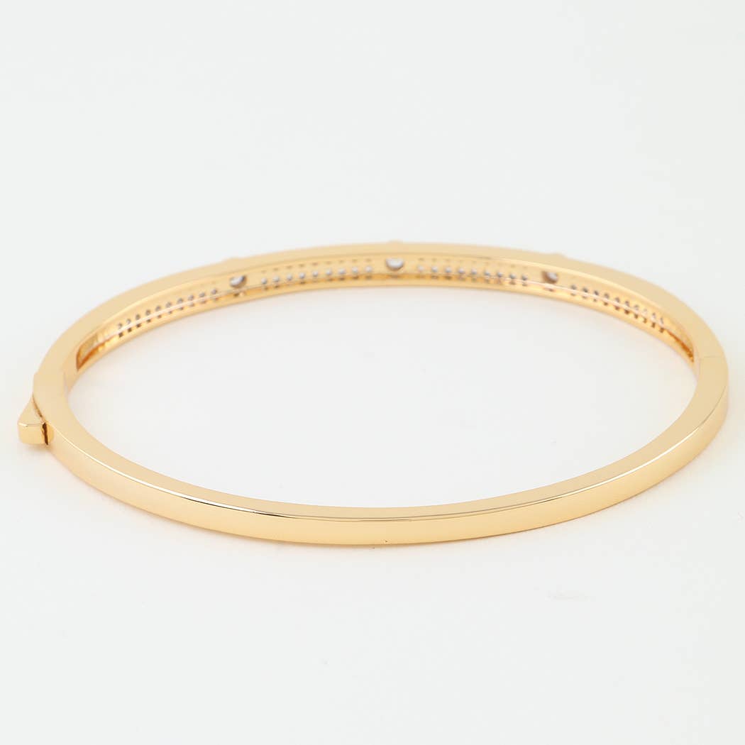 Bejeweled Crystal Cuff Bracelet