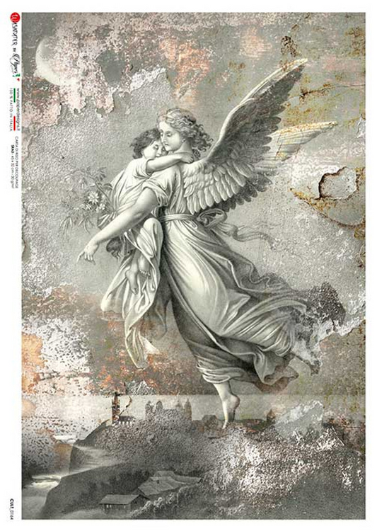 Paper Designs Rice Paper Celestial Angel 1 PD CULT 0164