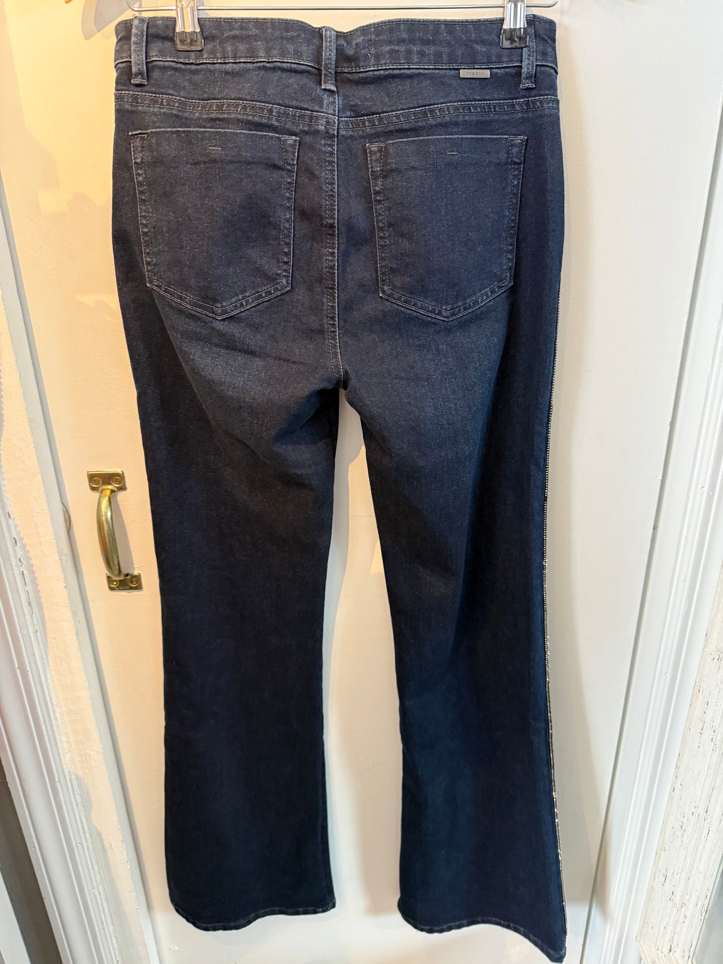 Tratr Bling Side Boot Cut Jeans