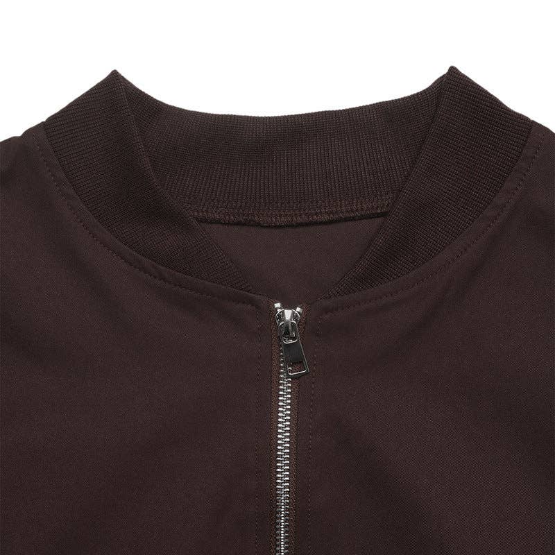Cropped Bomber Jacket
