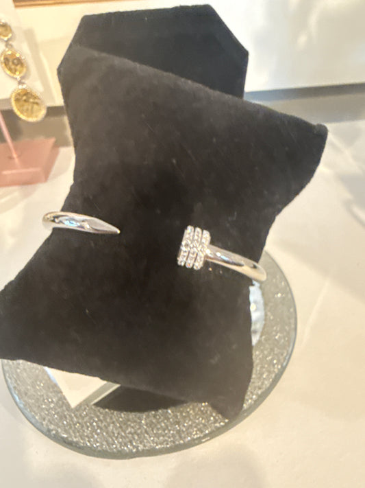 My Best Kept Jewelry - Silver Nail Bangle