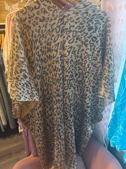 Beach Cover Up - Bon Voyage Leapard