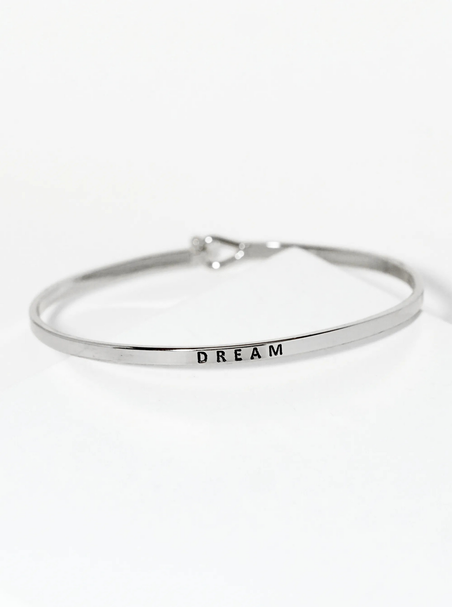 Engraved Inspirational Bangle Bracelet