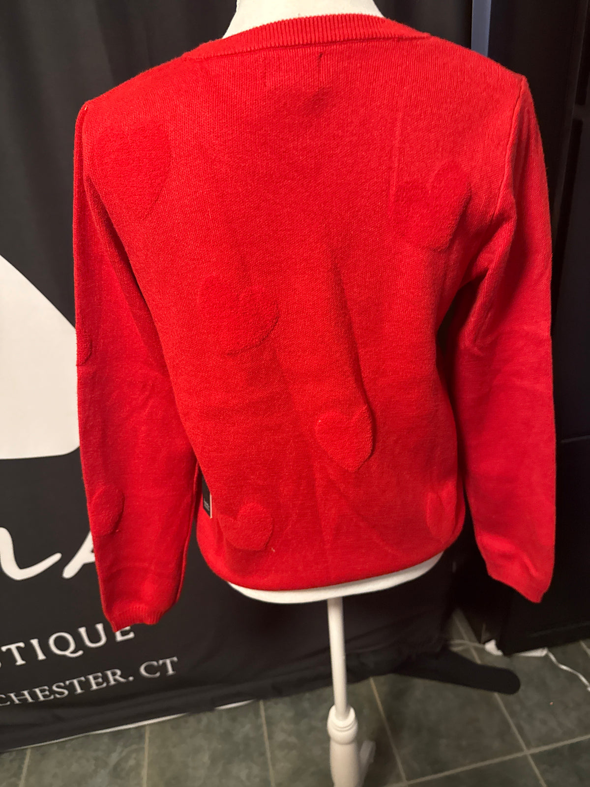 Red Heart Sweater