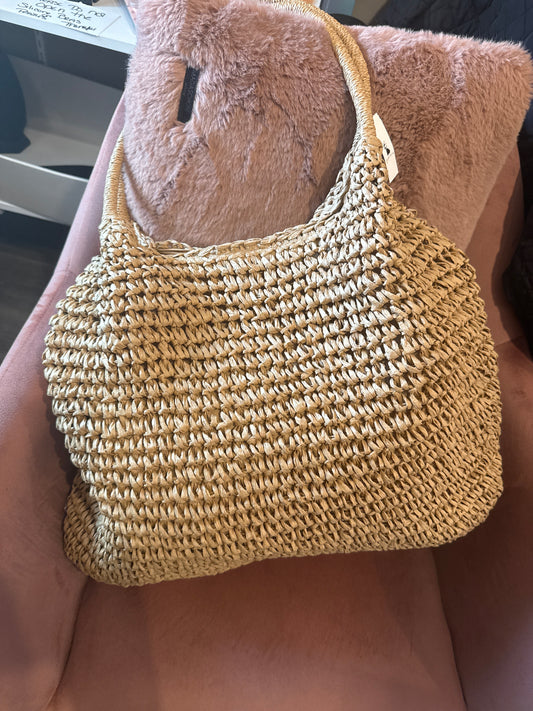 Straw Braid Hobo Tote KA