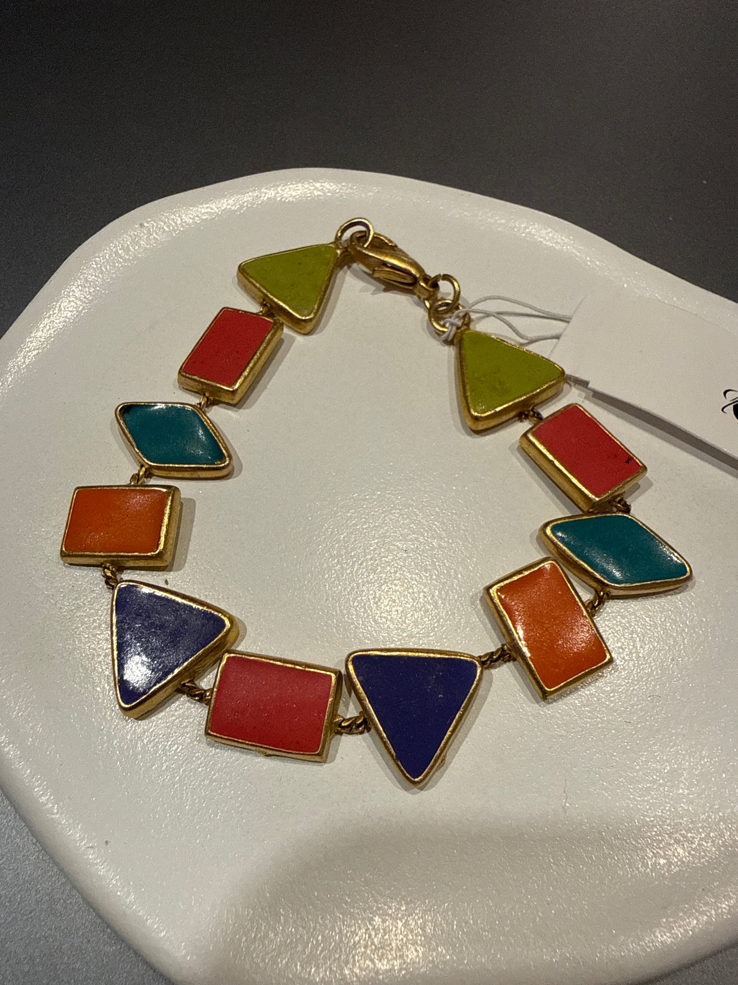 Geometric Statement Bracelet