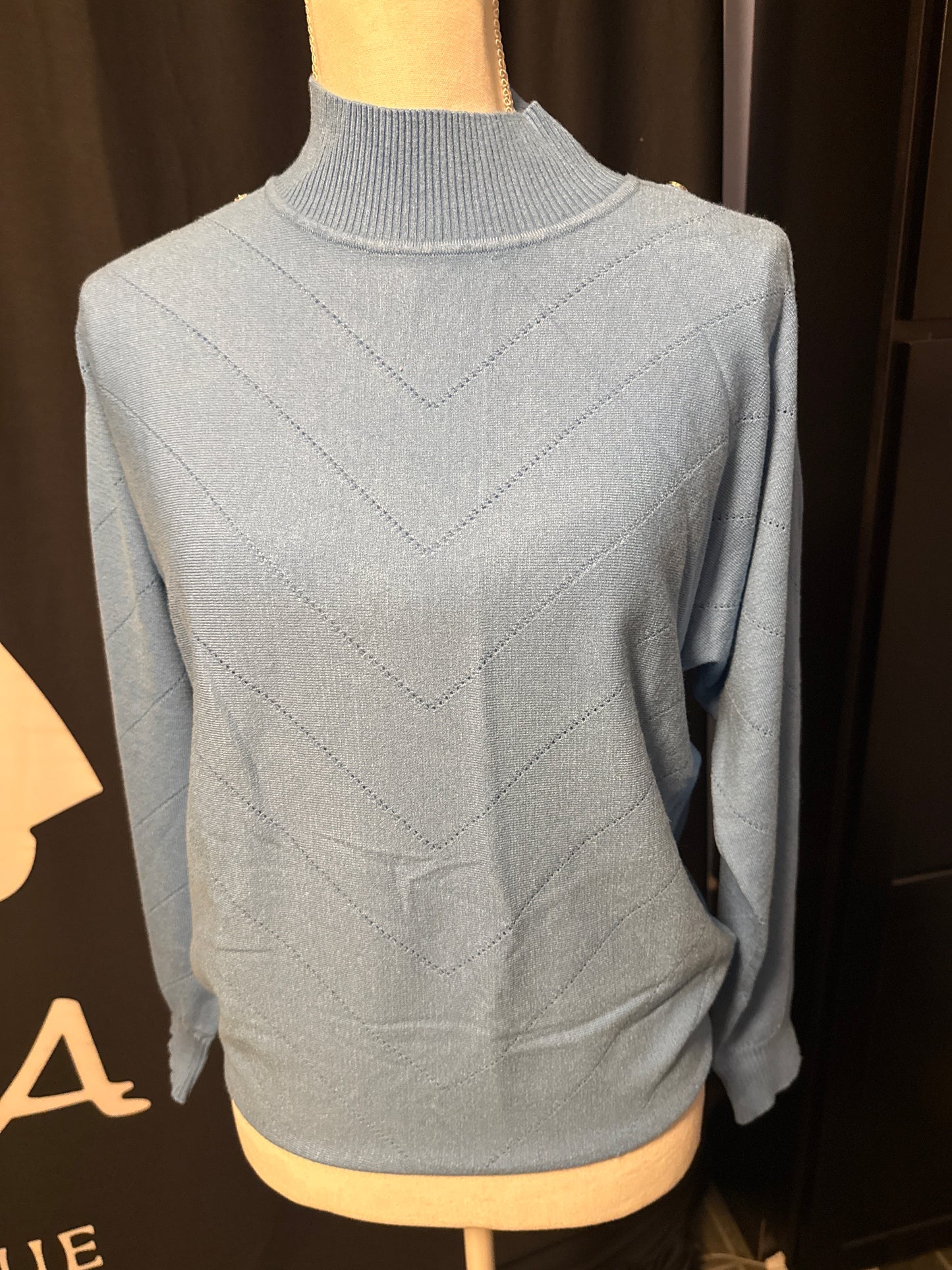 Soft Mock Neck Sweater