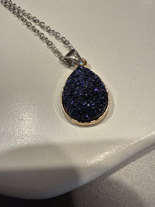 Sparkling Teardrop Necklace