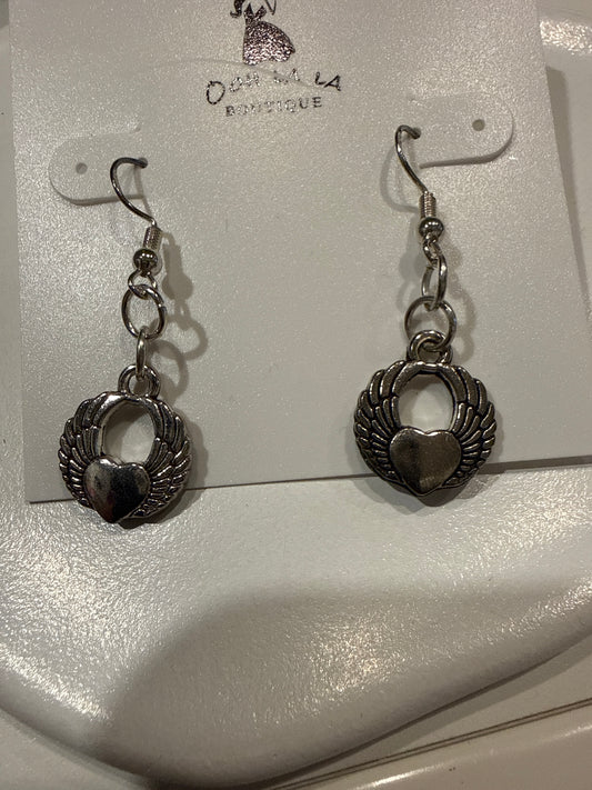 Handcrafted Two Wing Earrings