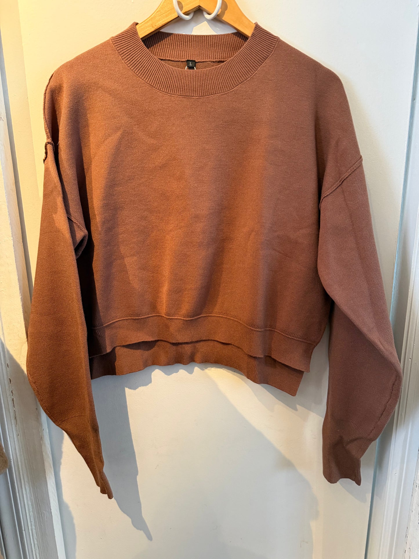 Brown Knit Sweater