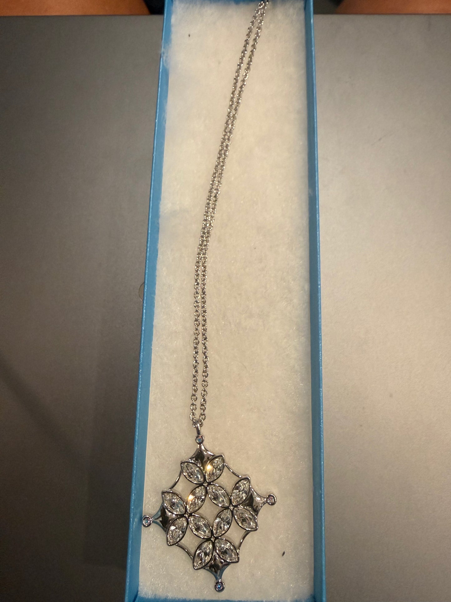 Touchstone Crystal by Swarovski Four Clover Necklace