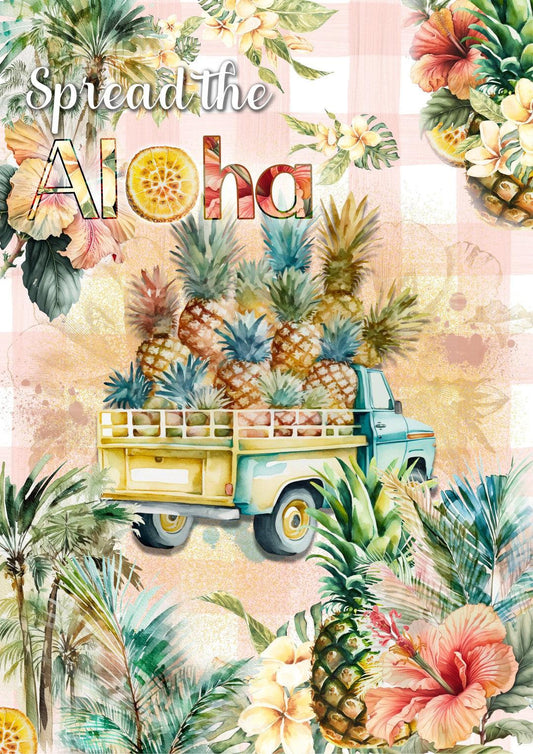 Spread The Aloha (Full Sheet) (#E019)