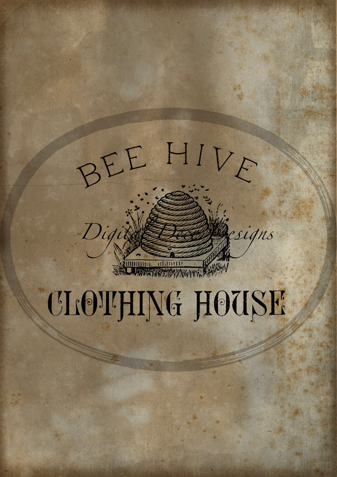 Primitive Bee Hive (#D049)