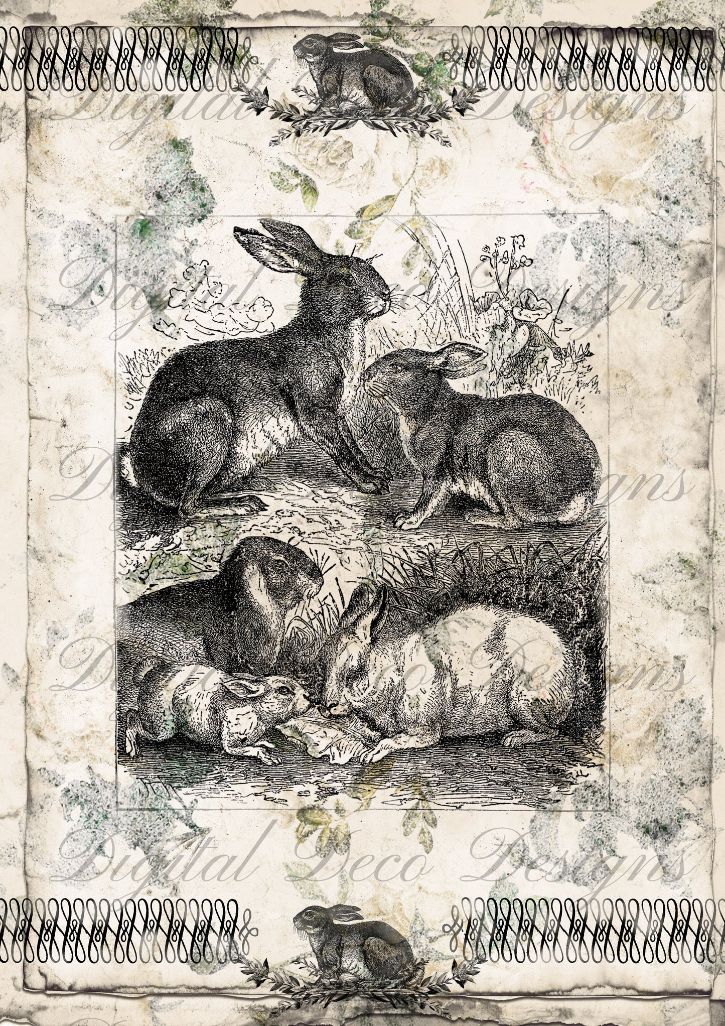 Grunge Bunny M092