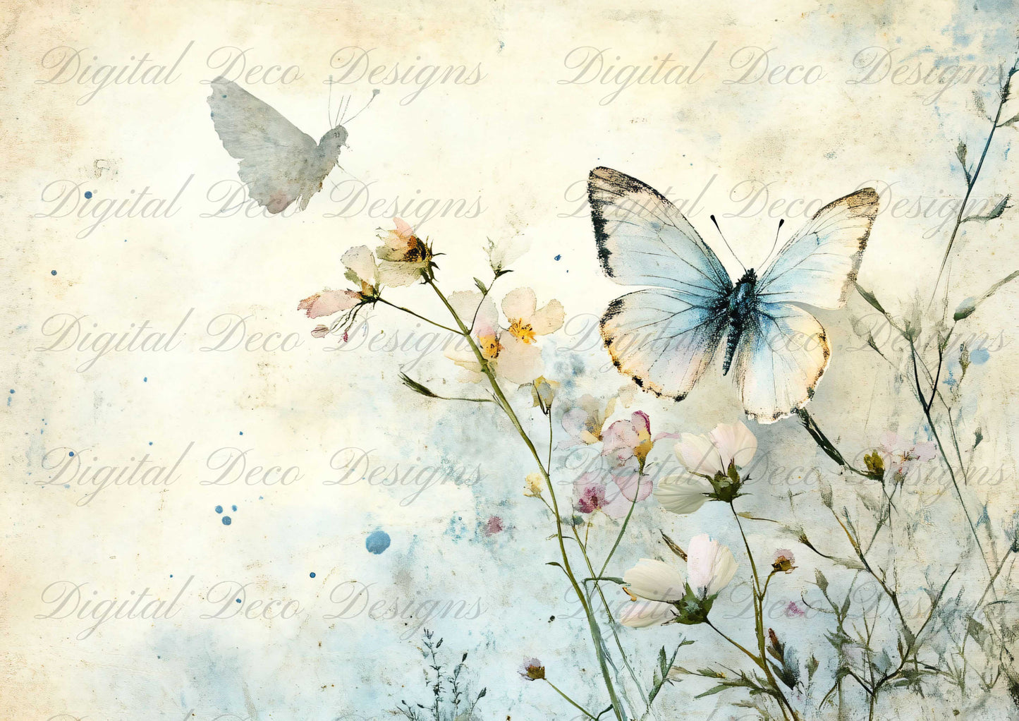 Muted Wildflowers M004