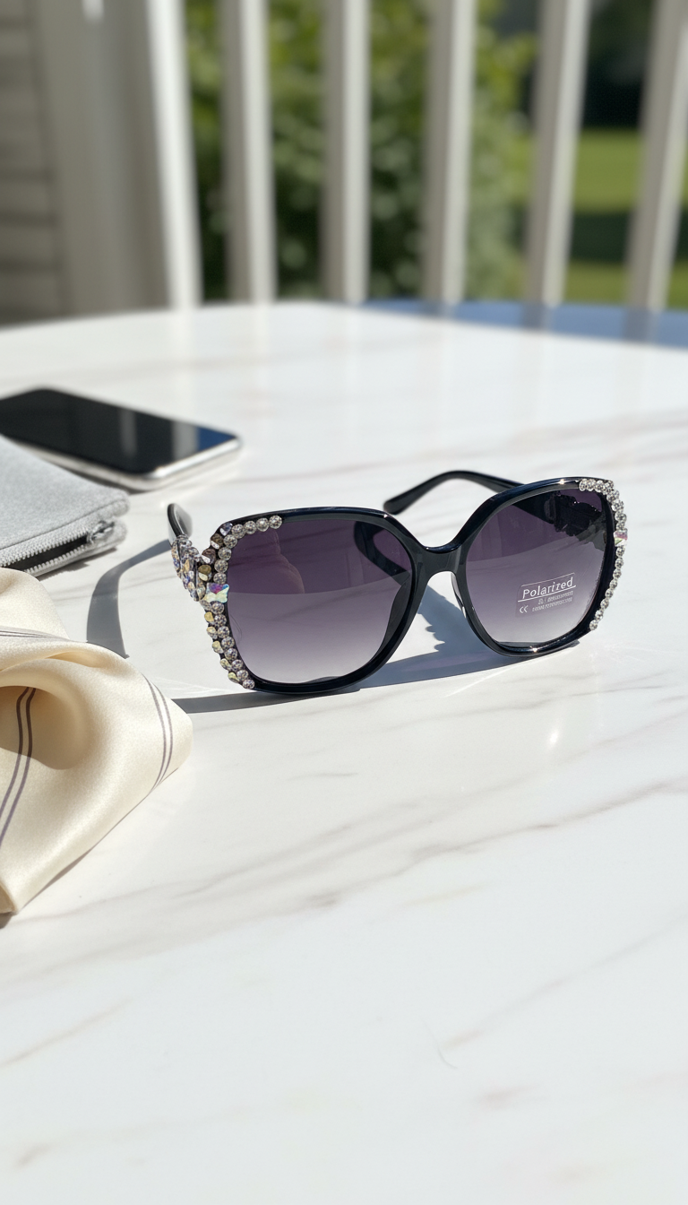 Virelle Crystal Edge Sunglasses