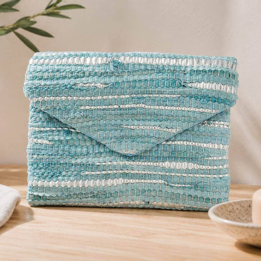 Boho Textured Envelope Clutch Crossbody Bag
