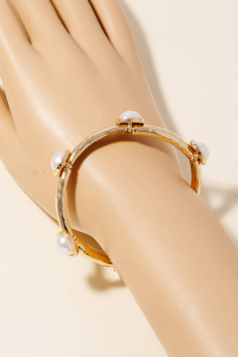 Pearl Charms Elastic Bracelet