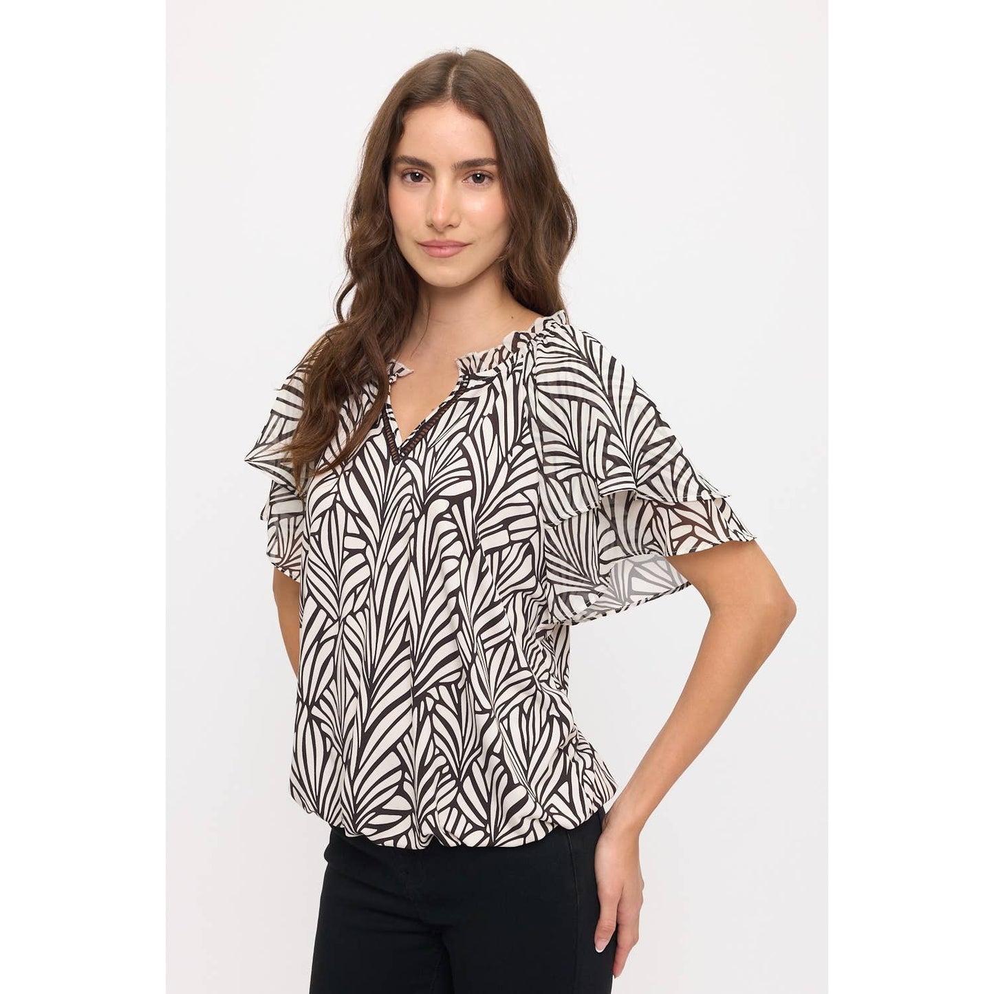 MIX MEDIA LATTICE BUBBLE PEASANT