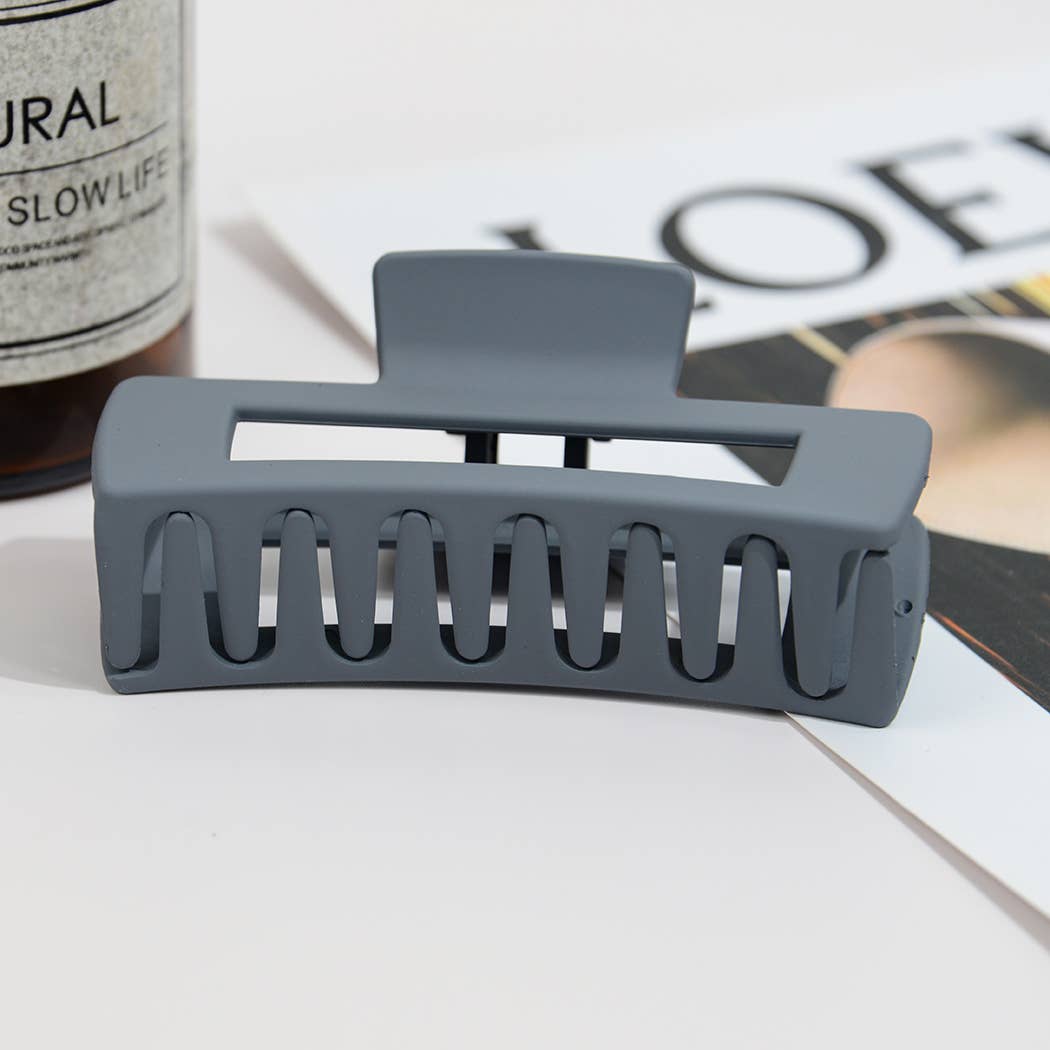 Matte Square Hair Claw Clip