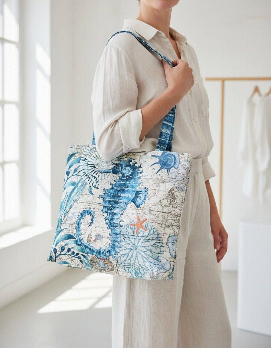 Seahorse Tote Bag