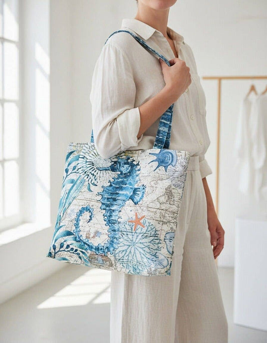 Seahorse Tote Bag