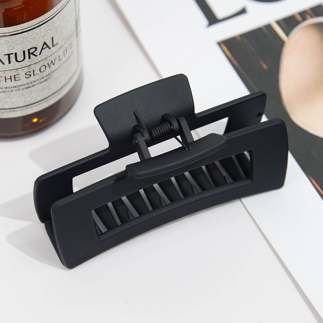 Matte Square Hair Claw Clip
