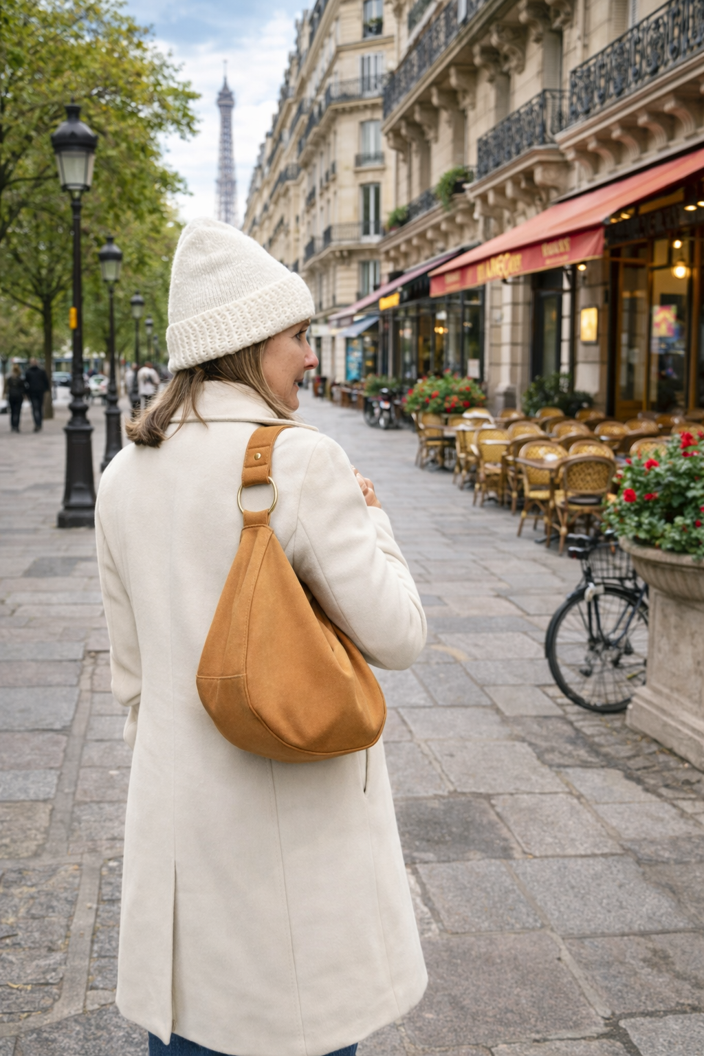 Ruby Suede East West Tote