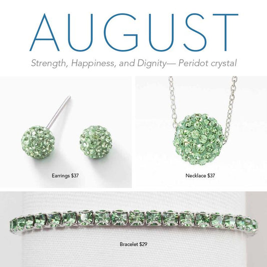 Touchstone Birthstone Pendant- August