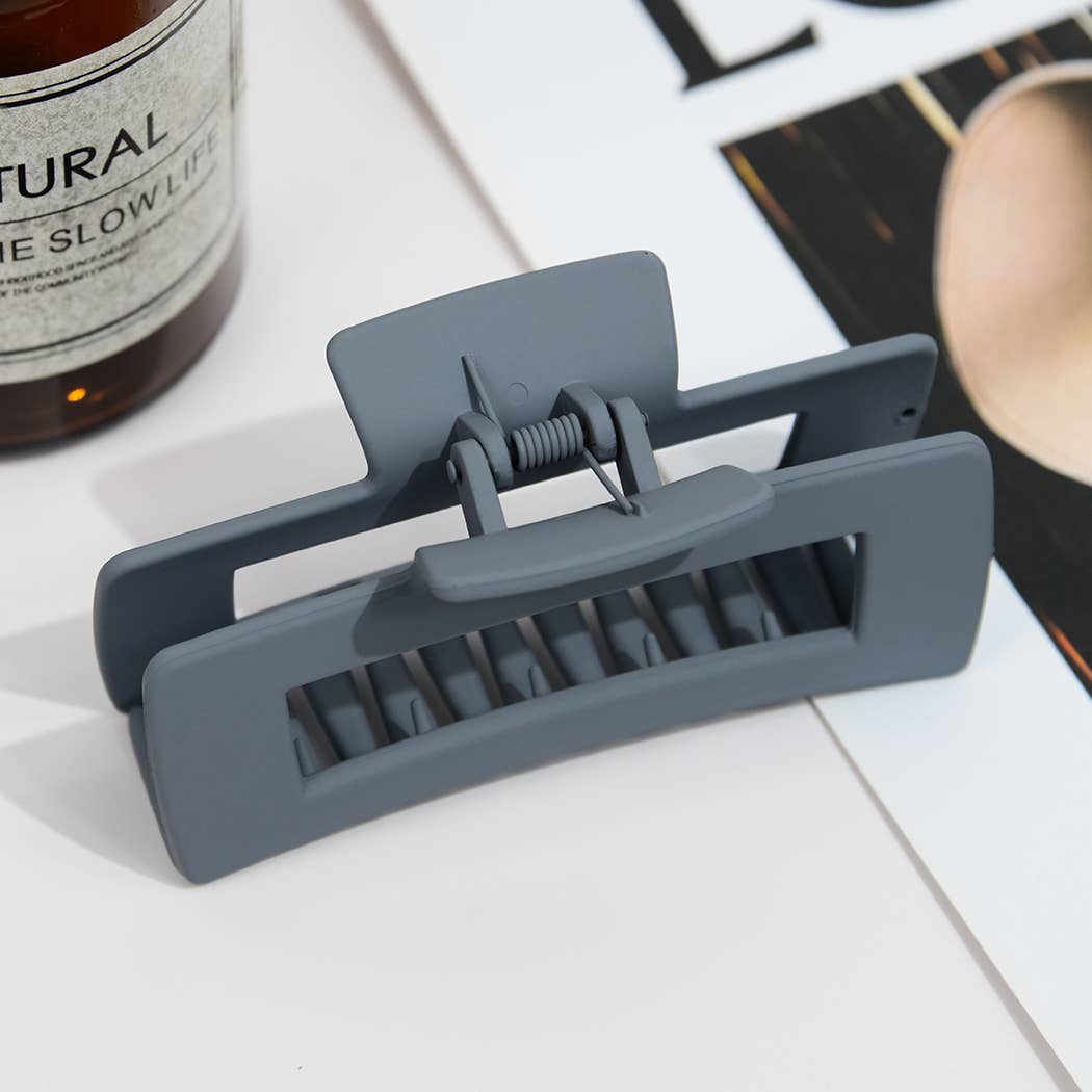 Matte Square Hair Claw Clip