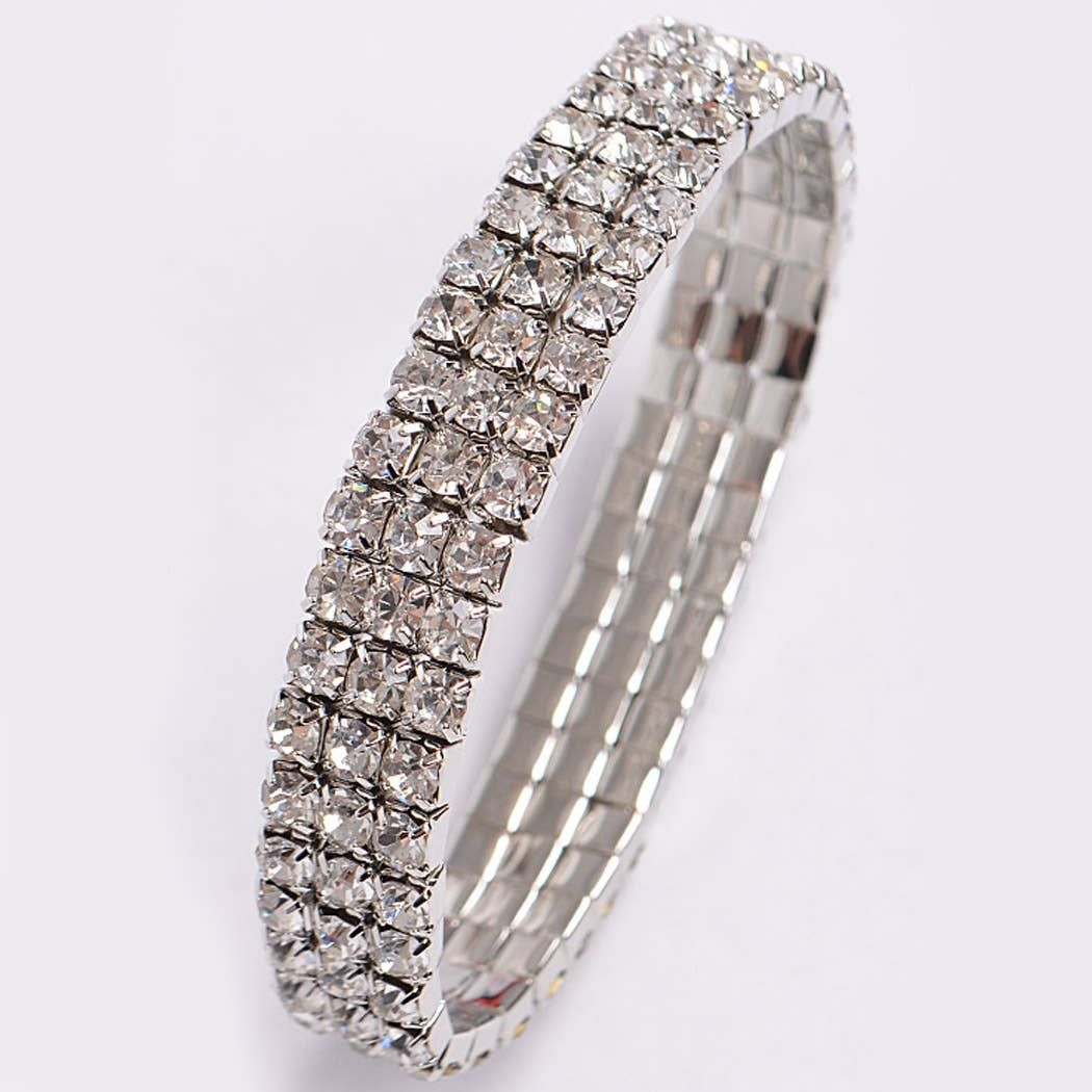 Stretchable Rhinestone Bracelet