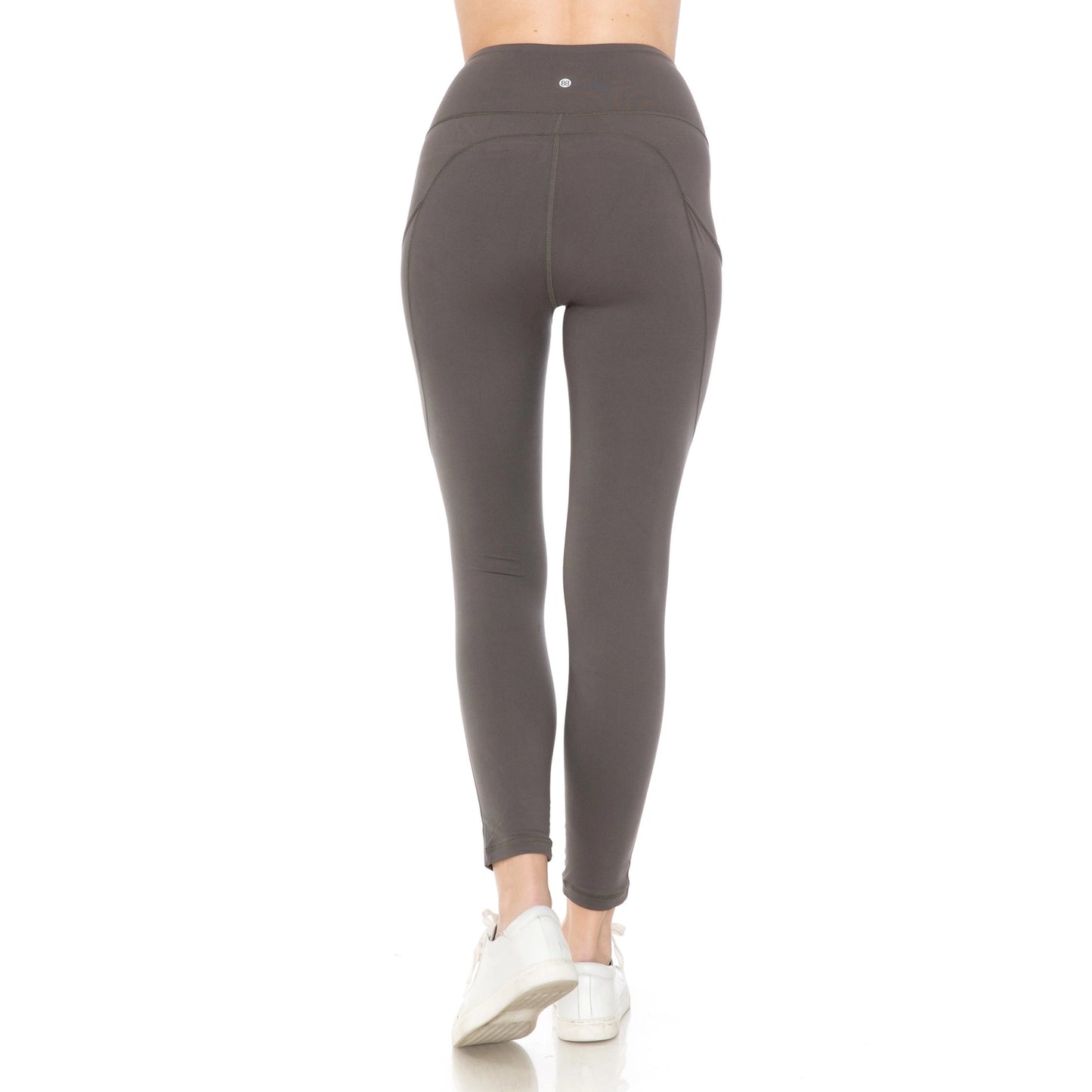 Premium Nylon Activewear Solid Leggings