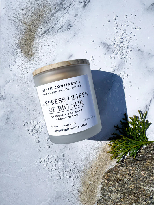 Seven Continents Cypress Cliffs of Big Sur - Soy Candle
