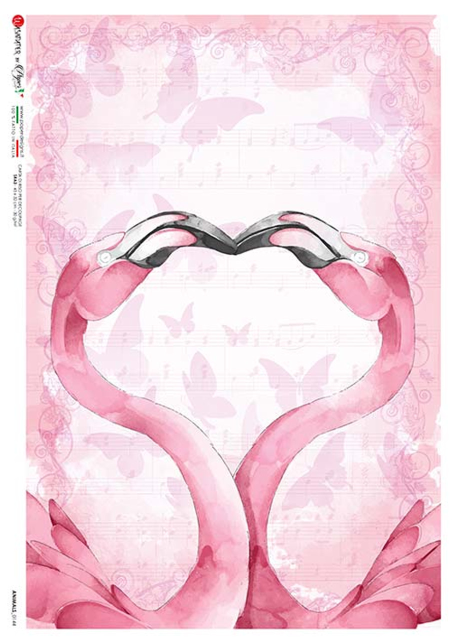 Paper Designs Flamingos Animals 0144