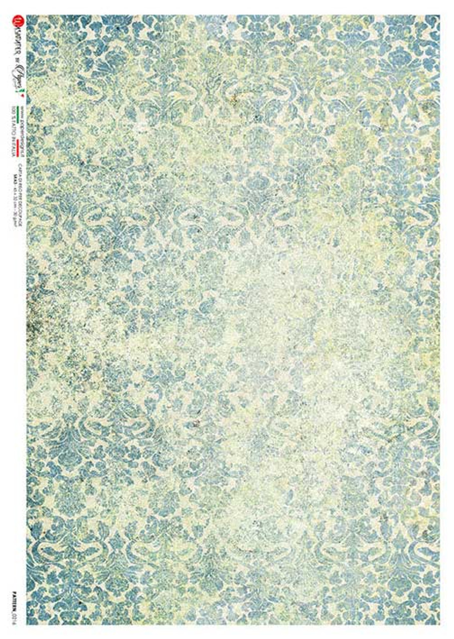 Paper Designs Rice Paper Blue and Green Layers PD PATTERN 0216