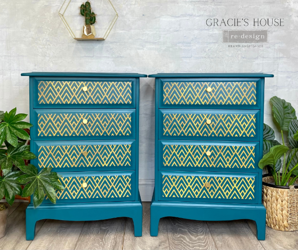 Redesign Transfers Geo Diamond Total 24x35