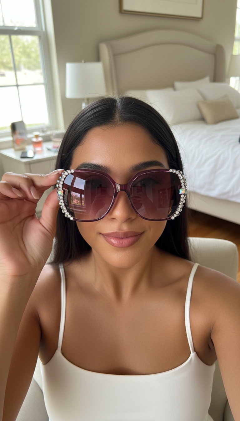 Virelle Crystal Edge Sunglasses