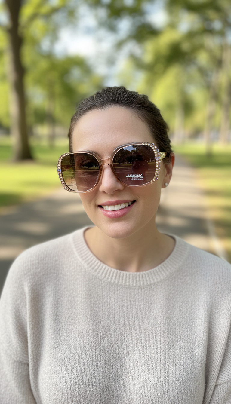 Virelle Crystal Edge Sunglasses