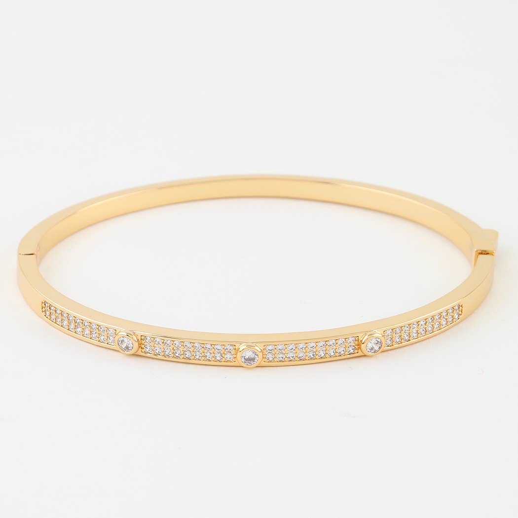 Bejeweled Crystal Cuff Bracelet