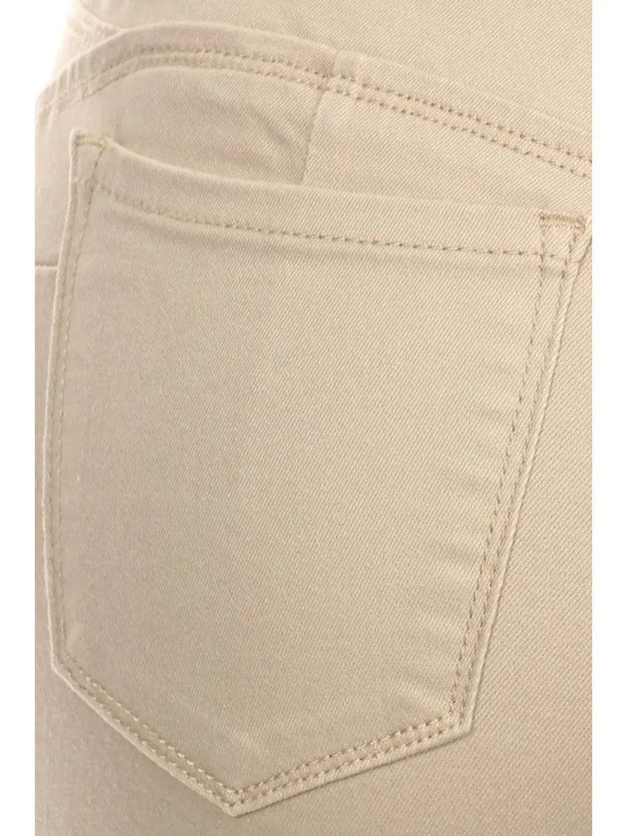 Classic Stretch Cotton Twill Push Up Skinny Jeans