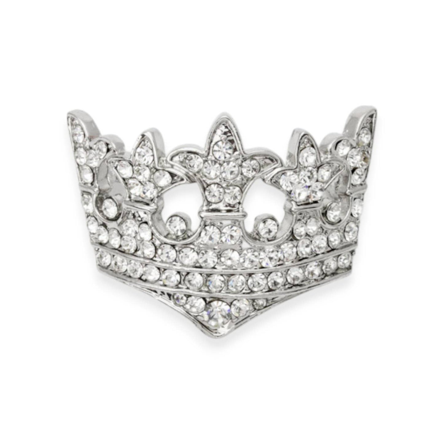 Royal Crown Crystal Brooch